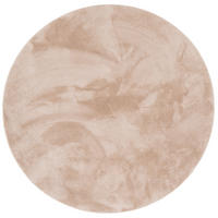 FELLTEPPICH SUPER SOFT PEARL RUND - Beige, Textil (160/160cm) - Pergamon