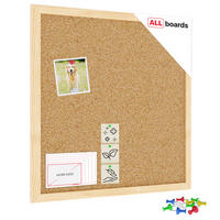 PINNWAND, Korktafel 40x40 cm, Naturholzrahmen - Braun, Holz (40/40/1.5cm) - ALLboards