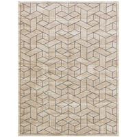 TEPPICH Daisy Cream 140x200 cm - Beige, Textil (140/1cm) - KUNSTLOFT