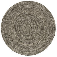 NATURFASER TEPPICH HANDGEFERTIGT JUTE KAYA RUND - Anthrazit, Textil (120/120cm) - Pergamon