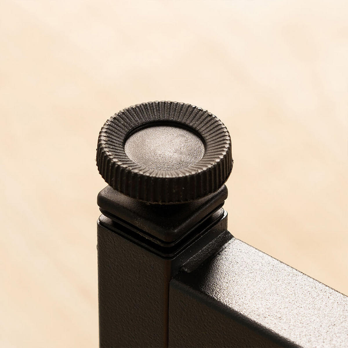 NACHTTISCH NYLA - Natur/Schwarz - Schwarz/Naturfarben, Holz (45/61/39cm) - Home Deluxe