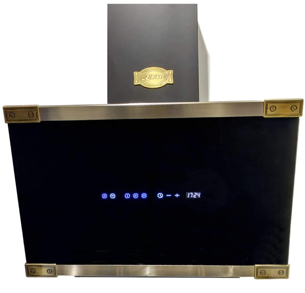 DUNSTABZUGSHAUBE AT 6445 AD Eco 60 cm Schwarz - Schwarz, Glas/Metall (60/75.5/37.5cm) - Kaiser Küchengeräte