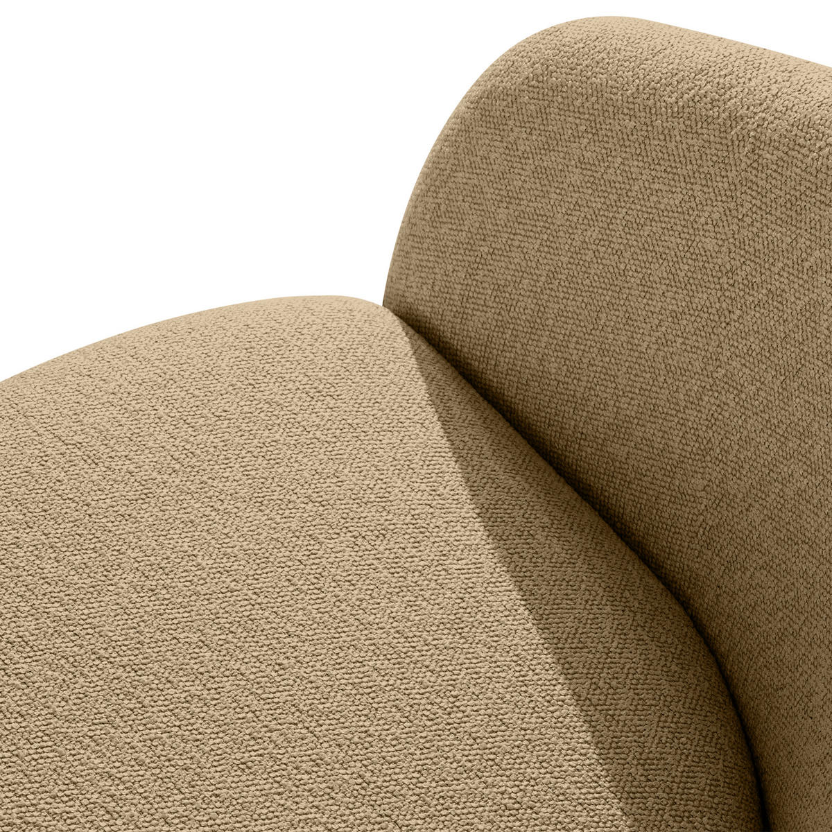 GARTENMÖBELSET SOLIS Gartenlounge-Set, warm beige/beige - Beige, Textil/Metall - KONSIMO®