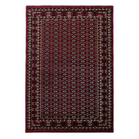 ORIENTTEPPICH Kurzflor klassisch Polypropylen Wohnzimmer Rot Läufer 80x150 - Rot, Textil (80/150cm) - KADIMA DESIGN