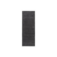 WOLLTEPPICH-LÄUFER Bent Anthrazit 80x250 cm - Grau, Textil (80/1cm) - KUNSTLOFT