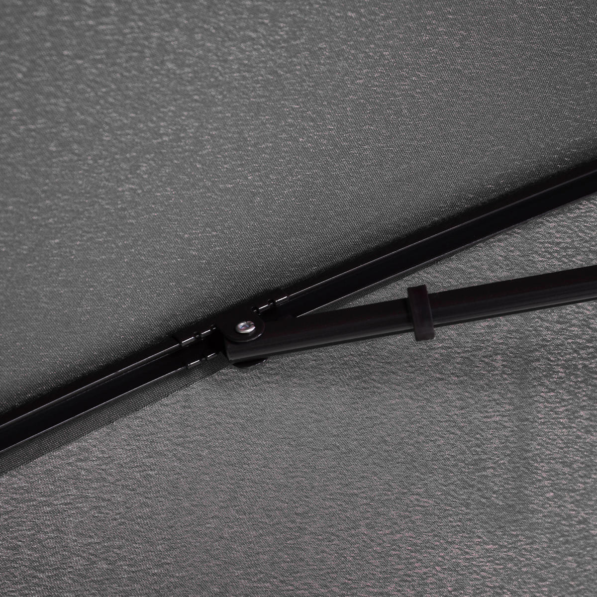 SONNENSCHIRM rechteckig 198/130 cm in Grau mit Neigefunktion - Grau, Metall (130/198cm) - BEAOK