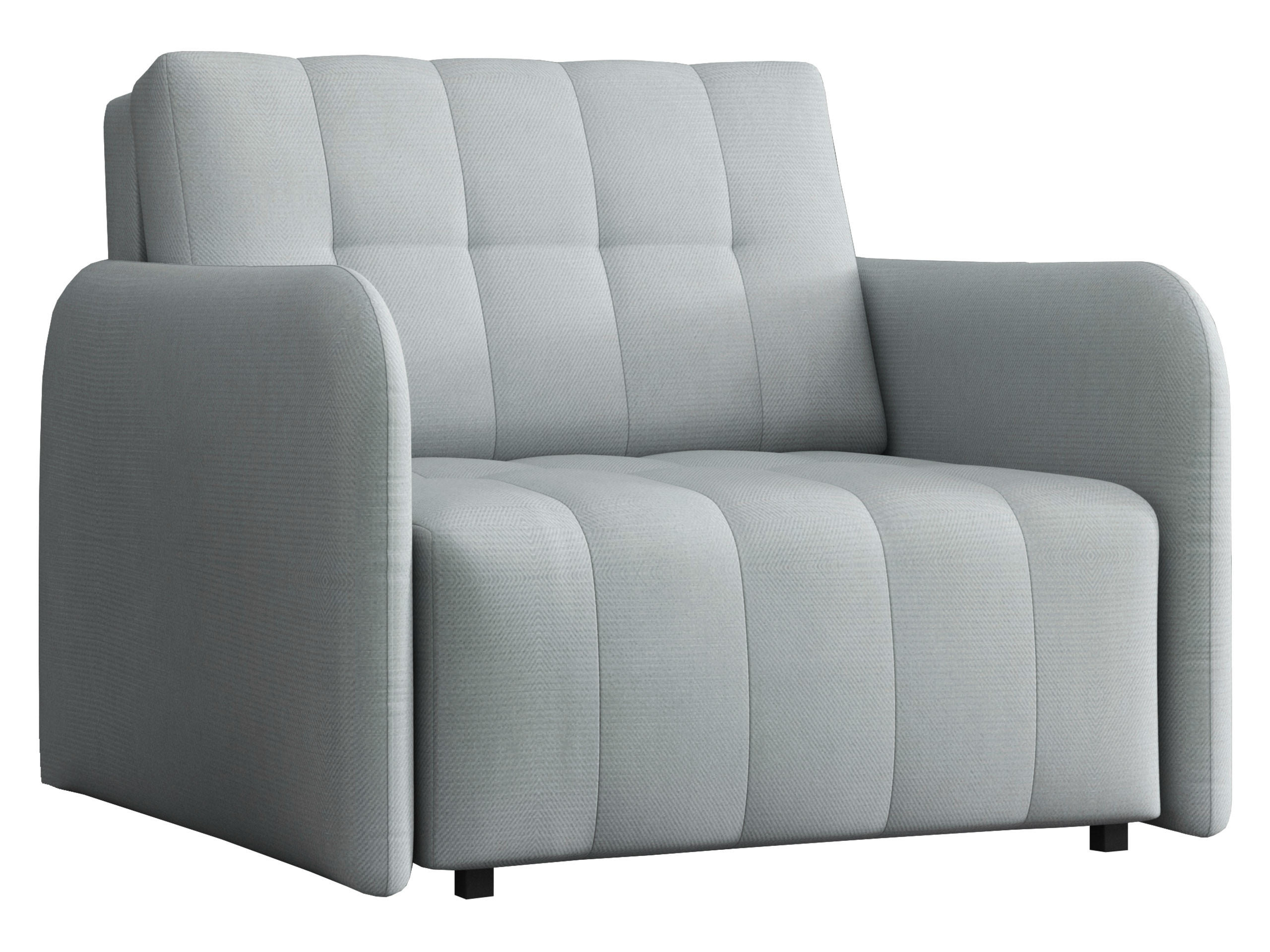 SCHLAFSOFA Viva Grand I - Hellgrau/Schwarz, Holz/Kunststoff (98/85/95cm) - MIRJAN24