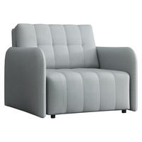 SCHLAFSOFA Viva Grand I - Hellgrau/Schwarz, Holz/Kunststoff (98/85/95cm) - MIRJAN24
