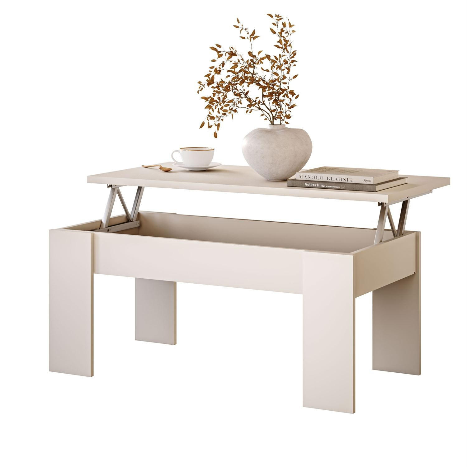 COUCHTISCH APERTO ausklappbar - Kaschmir, Holzwerkstoff (50/100/45cm) - Lookway