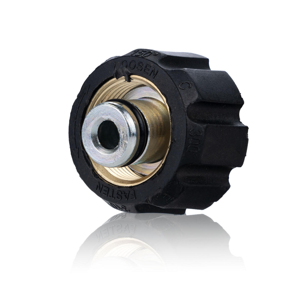 SCHLAUCH M22 - 20 m, max. 200 Bar, max. 60°C, Gewinde 1/4 Zoll, Nylonummantelung - Multicolor, Kunststoff (10/10/10cm)