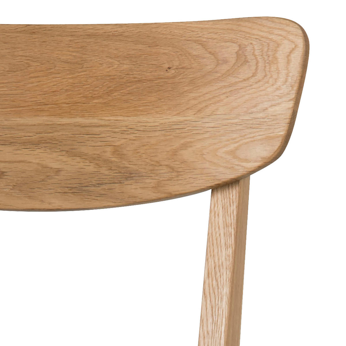 ESSZIMMERSTUHL - Webstoff / Eiche massiv, 2er-Set - Grau, Textil (45/84/49cm) - home24