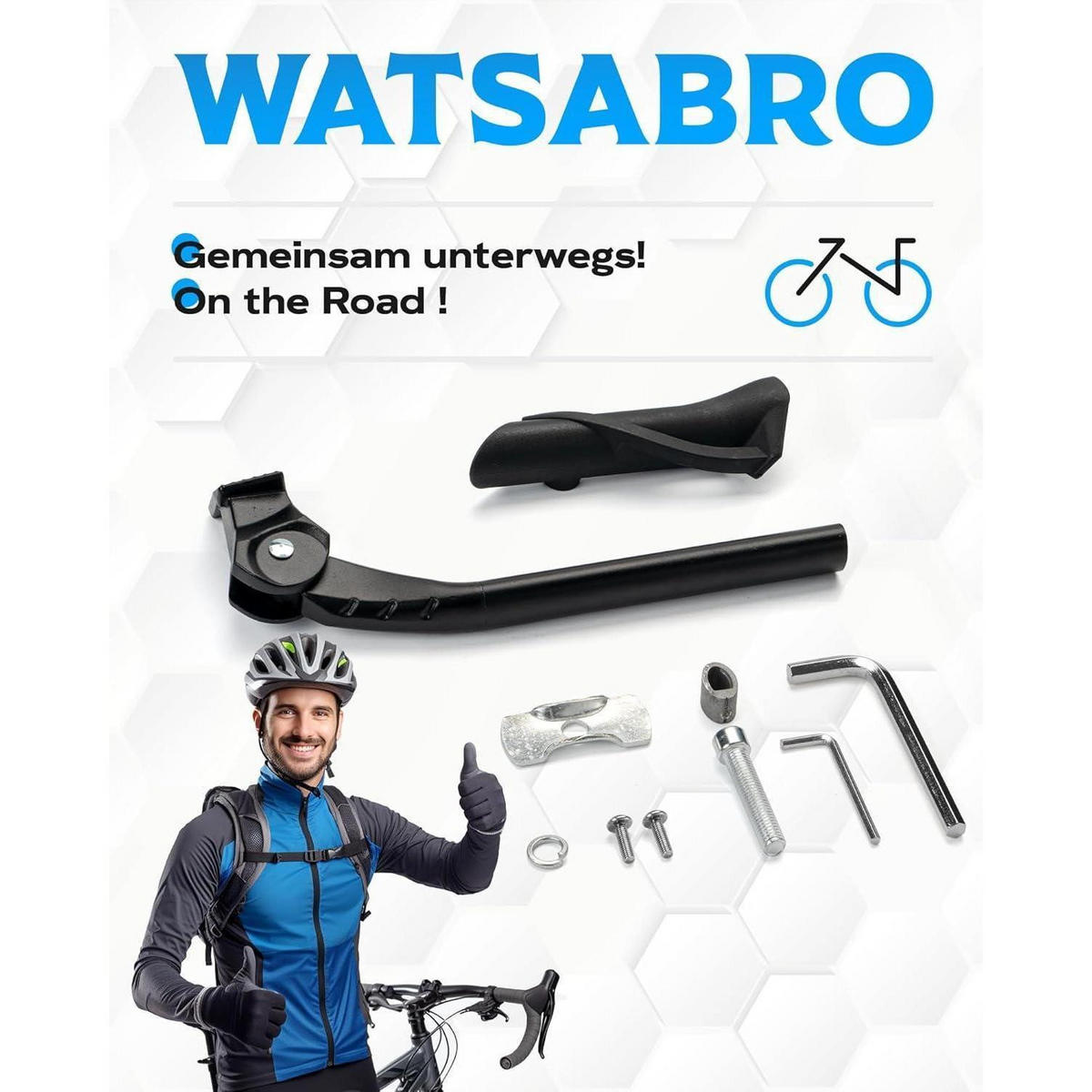 FAHRRADSTÄNDER als höhenverstellbarer Mittelständer, schwarz - Schwarz, Metall (32/6.7/380cm)