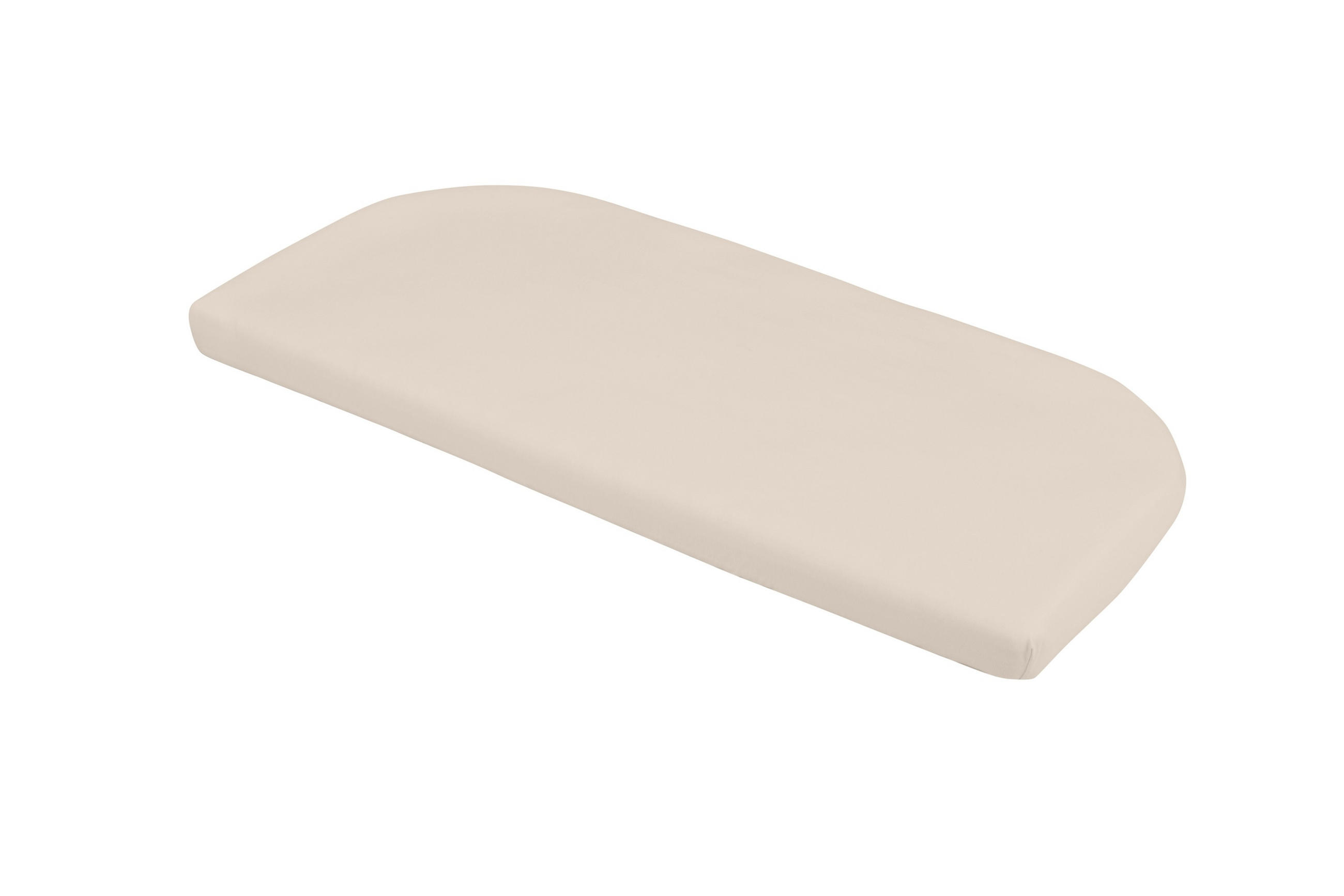 CEARȘAF cu elastic pentru bebe pătuț atașabil 5in1 - bej, material textil (44/93cm) - waldin