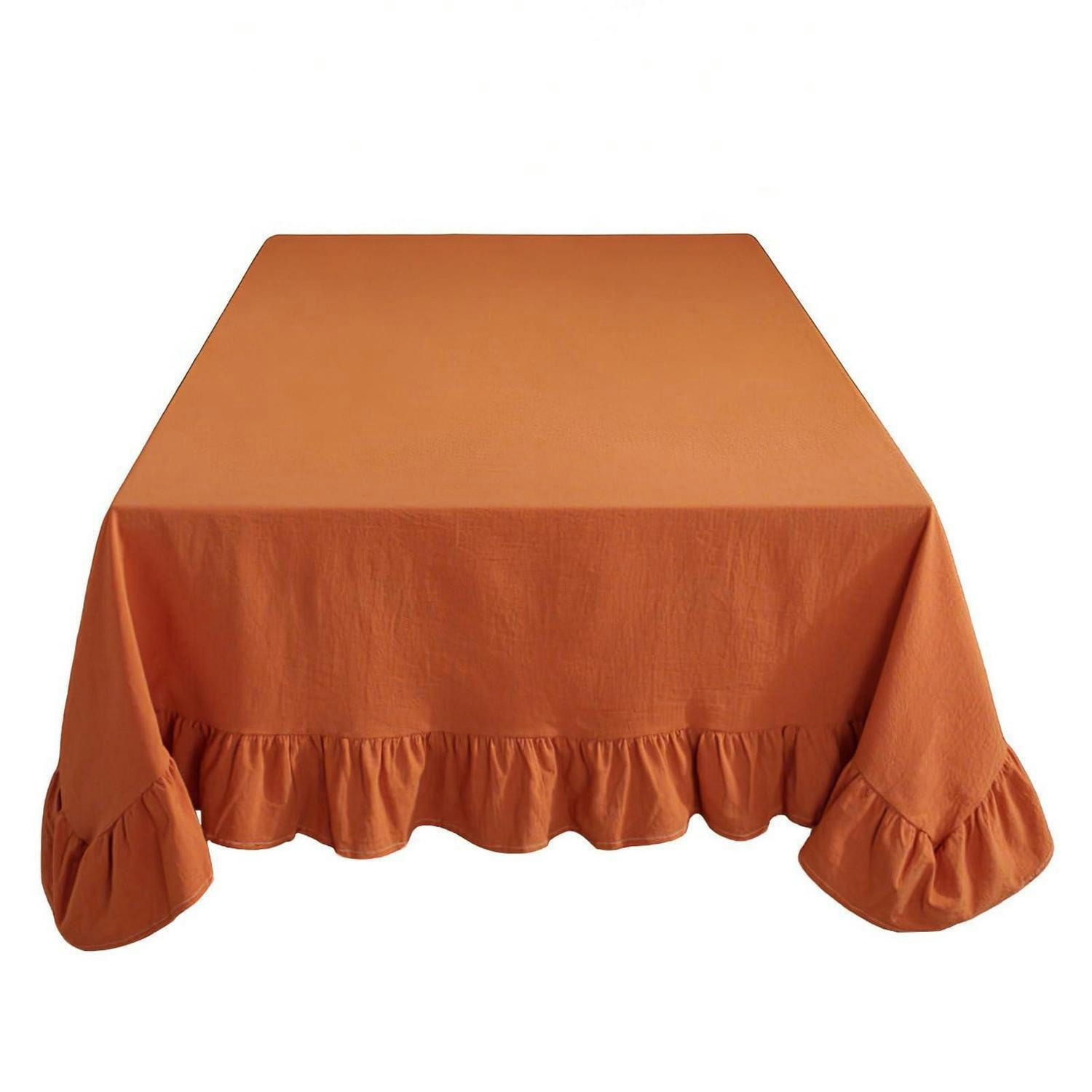 XXXLutz Tischdecke Orange 120x1.5x120 cm