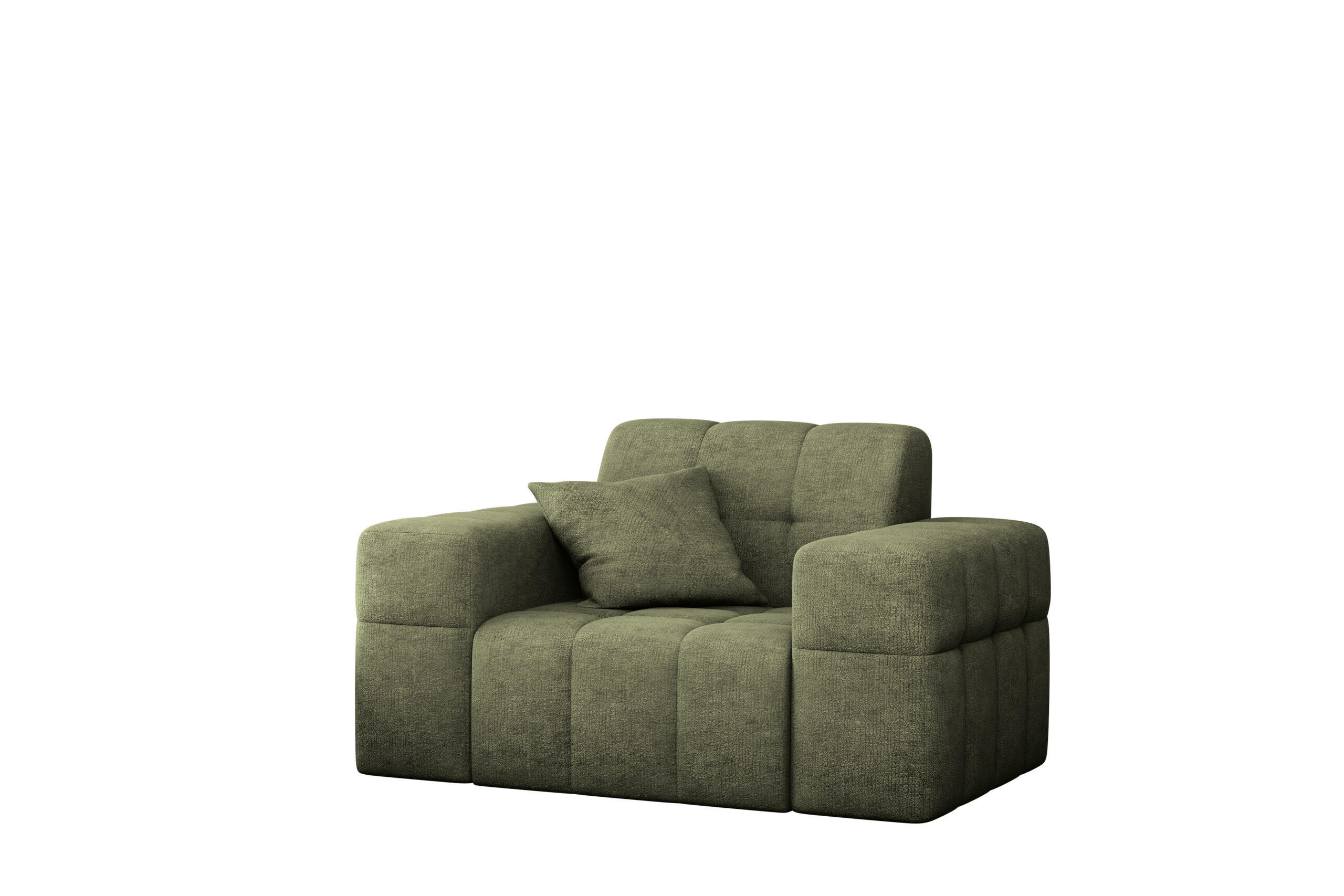 SESSEL NIMES Stoff Perfect Harmony Grün - Grün, Holz/Textil (120/82/92cm) - Kaiser Möbel