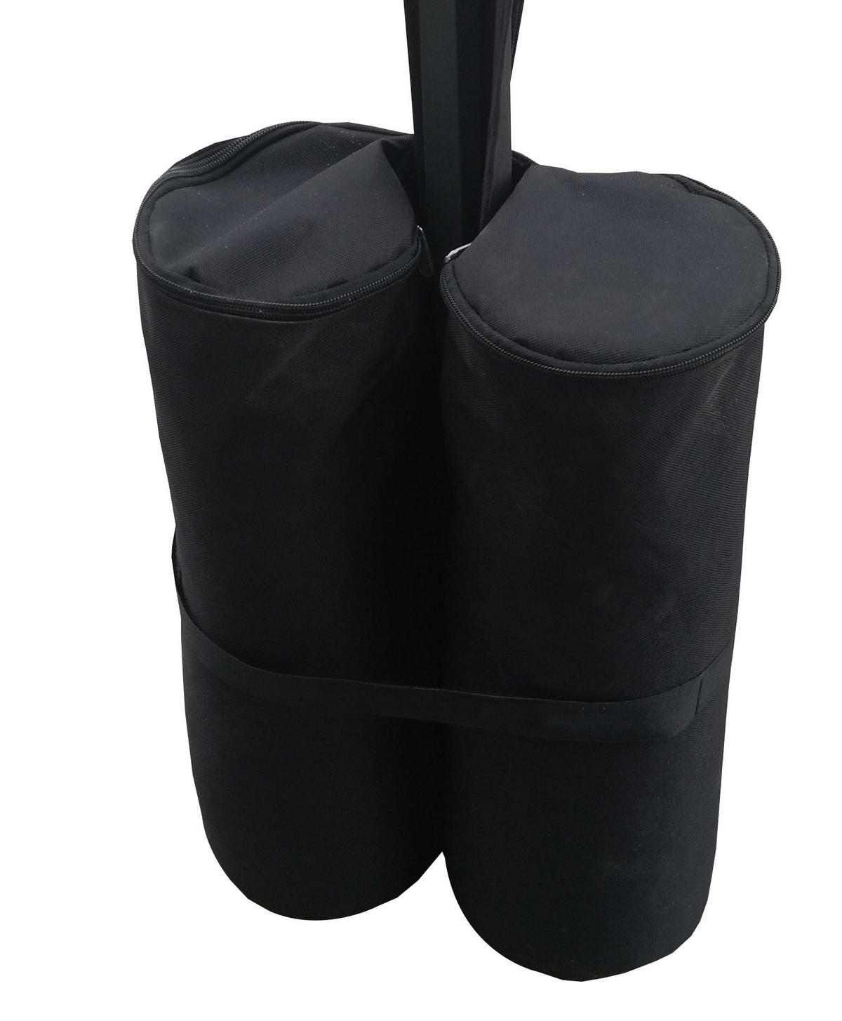 PAVILLON Fuss Gewichte 4er Set 26x13x46cm - Schwarz, Textil (26/46/13cm) - QUICK STAR