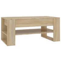 COUCHTISCH Sonoma-Eiche 102x55x45 cm Holzwerkstoff - Braun, Holzwerkstoff (102/55/45cm) - furnicato