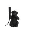TISCHLAMPE Affe Schwarz 13/12,5/23,5 cm - Schwarz, Kunststoff (13/12.5/23.5cm) - Light & Living
