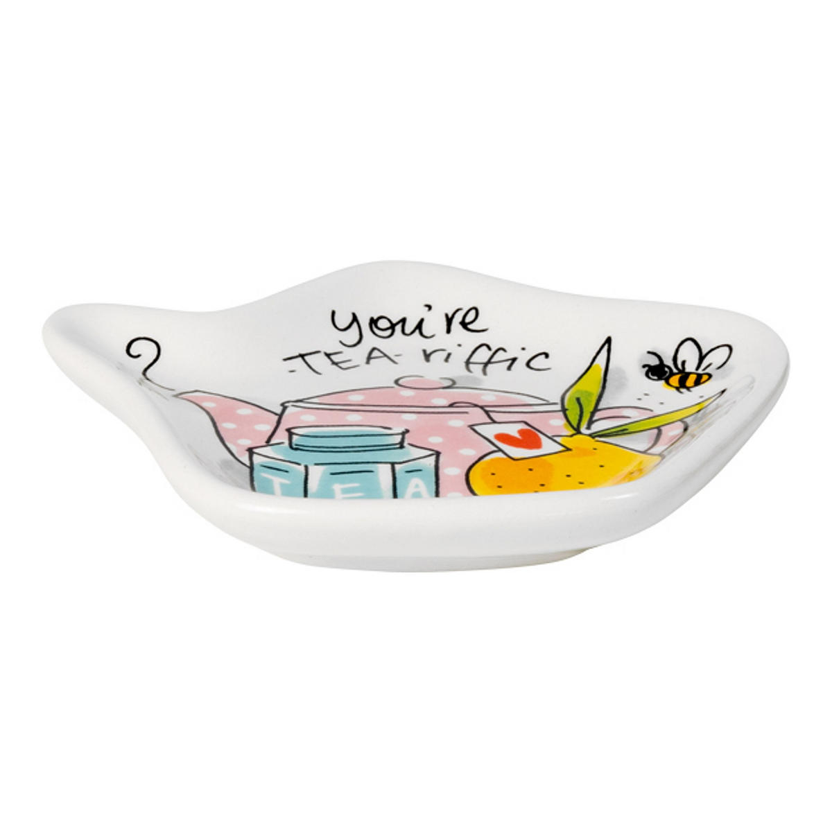 SCHALE Du bist tee-riffisch in Bunt - 12cm - Multicolor, Keramik (8/12/1.5cm) - Blond Amsterdam