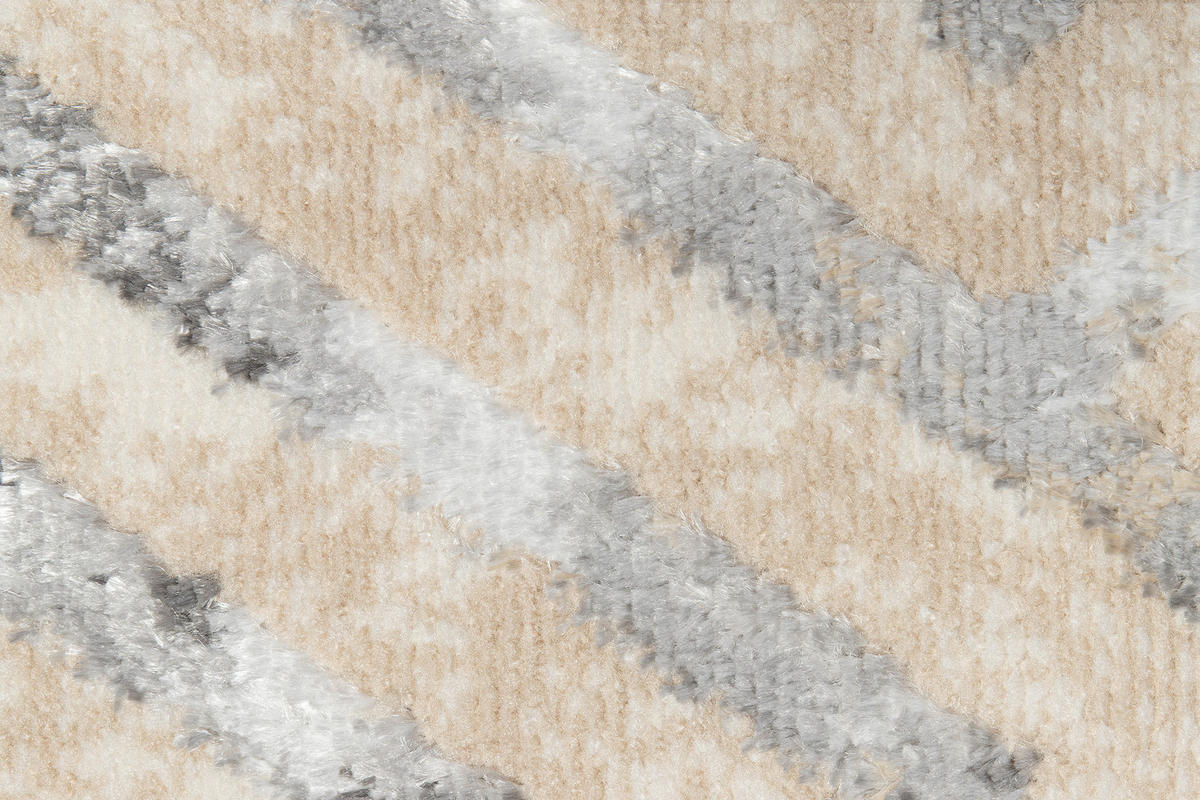 LÄUFER Crystal Hellgrau Marmor Optik 100/300 cm - Hellgrau, Textil (100/300cm) - Tapiso