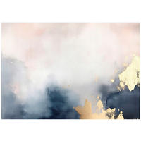 FOTOTAPETE Abstrakt Gold Grau Tapete Wohnzimmer Schlafzimmer 150x105 - Multicolor, Papier (150/105cm) - Wallarena