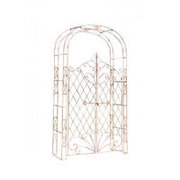 ROSENBOGEN Metall Antik Braun - Braun, Metall (120/220/40cm) - CLP