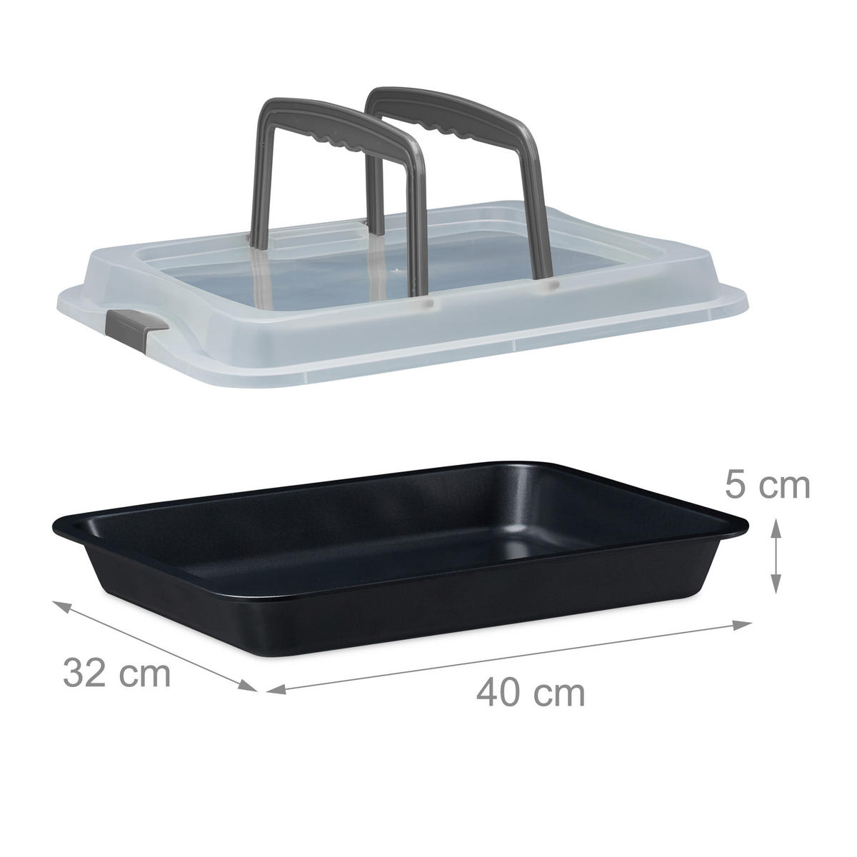 PLECH 3v1 - viacfarebná, kov/plast (40.5/8/32.5cm) - Relaxdays