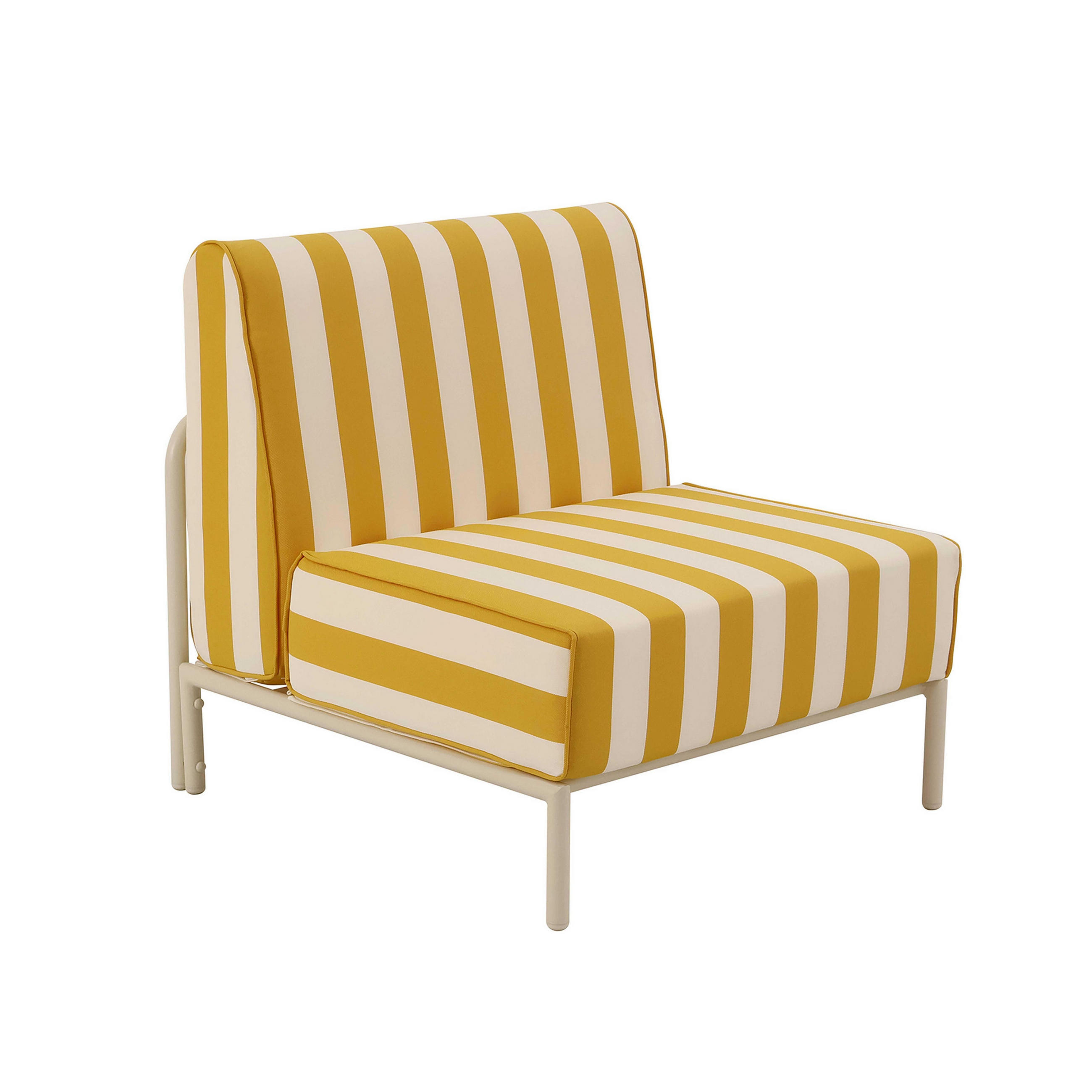SESSEL, Gelb - Gelb, Textil (80/78/72cm) - Oviala