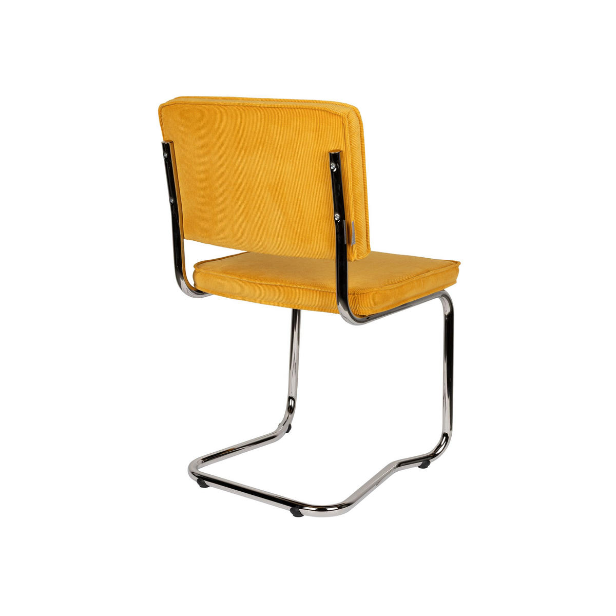 ESSZIMMERSTUHL Ridge Kink Rib Gelb - 2 er Set - Gelb, Textil (48/85/50cm) - Zuiver