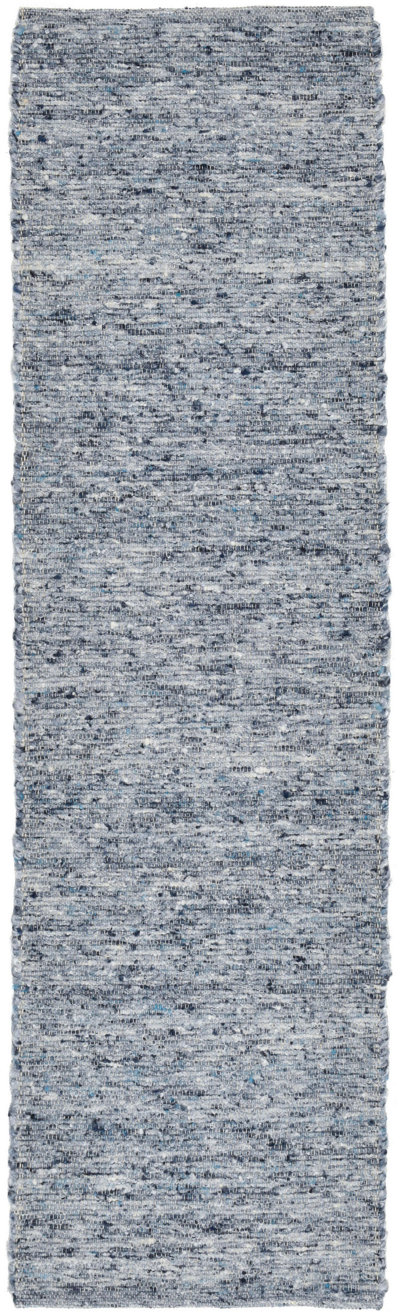 HANDWEBTEPPICH Alm-Freude 70x240 cm - Blau, Textil (70/240cm) - THEKO