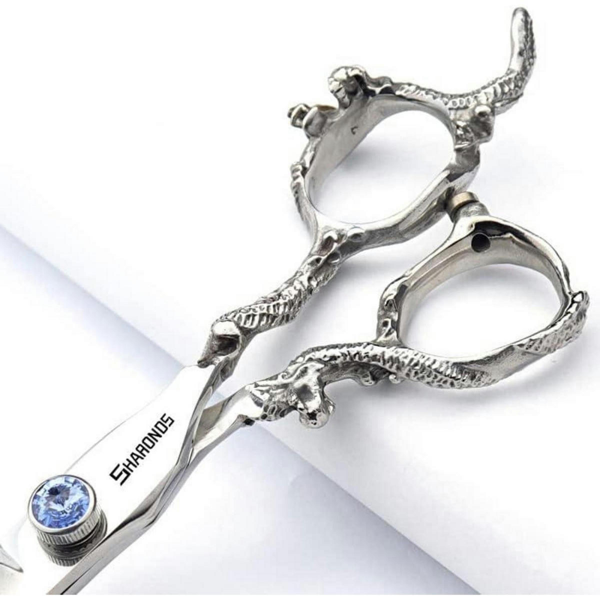 FRISEURSCHEREN Set 7 Zoll 3-teiliges Set - Silberfarben, Metall (5/1/17.7cm)