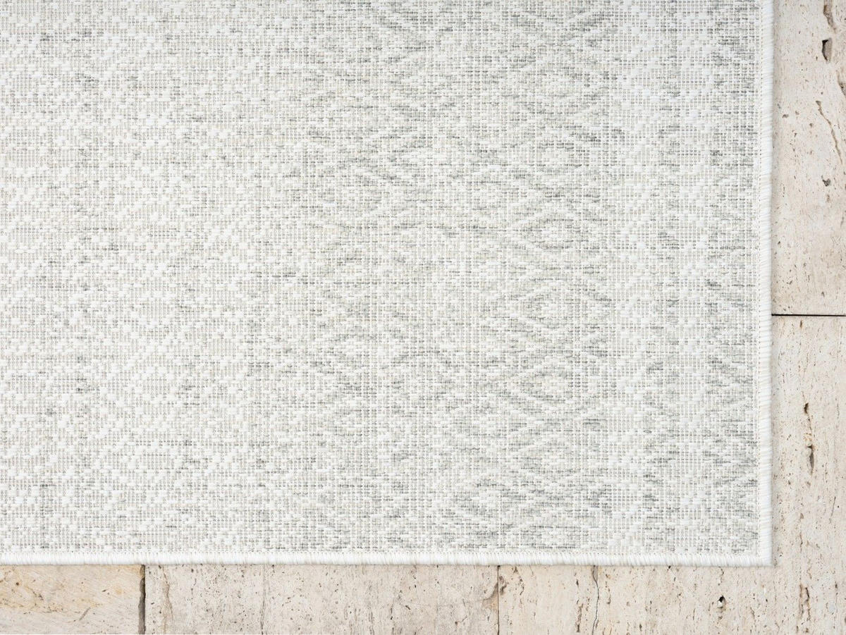OUTDOORTEPPICH Cathrine Hellgrau,Silberfarben,Creme 200/300 cm - Hellgrau, Textil (200/300cm) - My-Rug