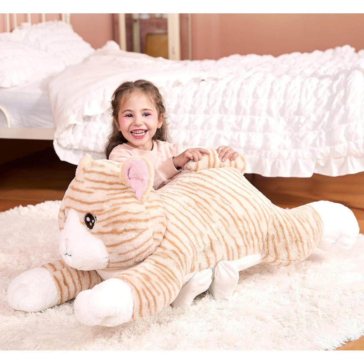 STOFFTIER Katze 78 cm - Multicolor, Textil (30/78cm)