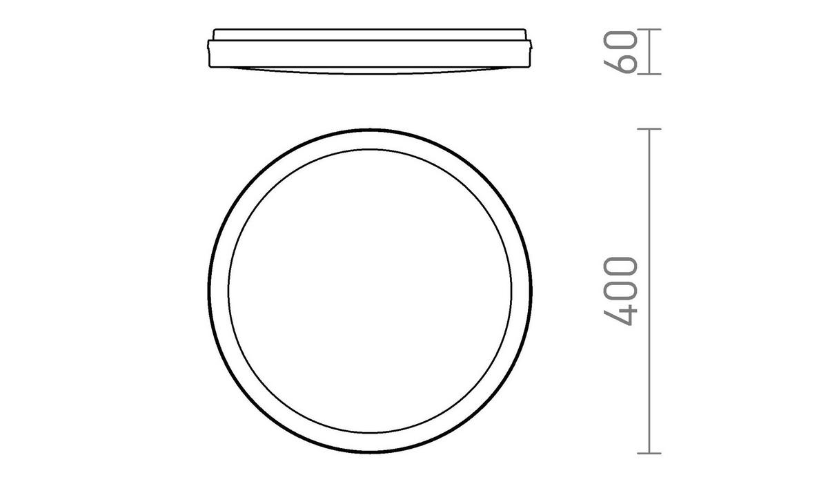 AUSSENLEUCHTE SONO 40 Schwarz Kunststoff 40 W IP65 - Schwarz, Kunststoff (40/40/6cm) - Rendl