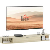 TV-MÖBEL Braun 1 Stück - Braun, Holzwerkstoff (140/16/24cm) - GiPP