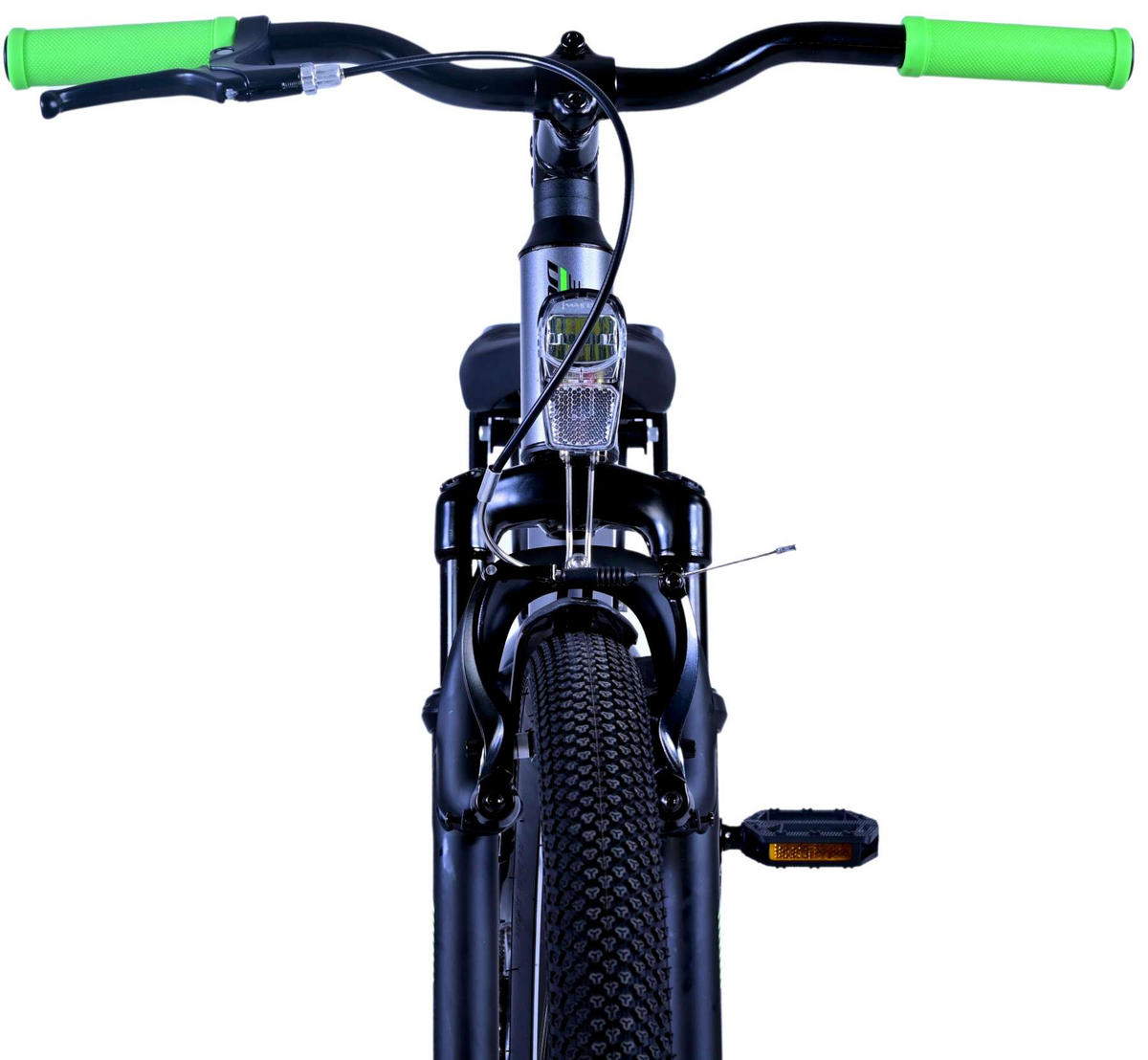 KINDERFAHRRAD Cross - Jungen - Rücktritt + Handbremse - 24 Zoll - Grau - Grau, Metall (70cm) - TPFSports