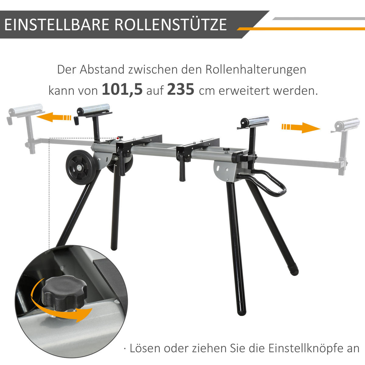 ARBEITSTISCH, Stahl, Schwarz+Silber - Multicolor, Metall (245/73/96cm) - DURHAND