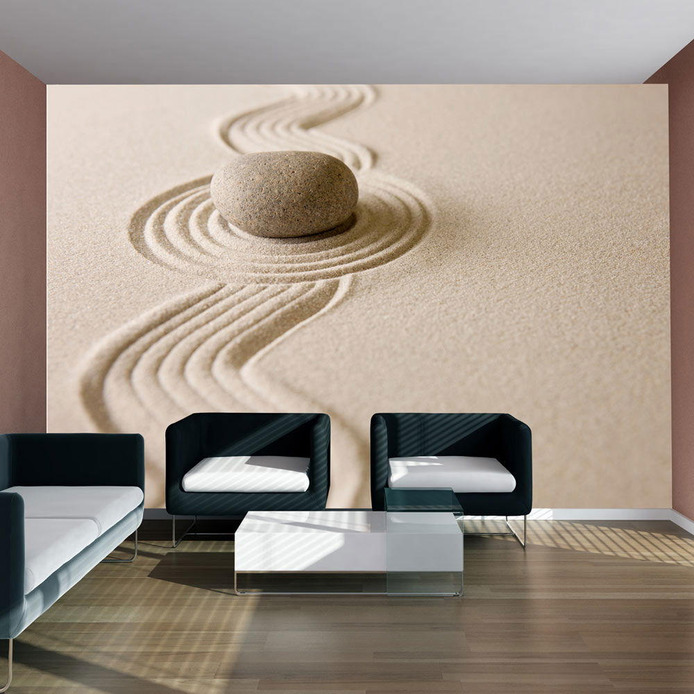 VLIESTAPETE Beige 400/309 cm - Beige/Grau, Textil (400/1cm) - KUNSTLOFT