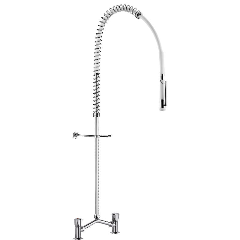 GESCHIRRSPÜLBRAUSE-GARNITUR MA150 mit Handbrause 433000 - Chromfarben, Metall (20.7/12.2/98.5cm) - Delabie