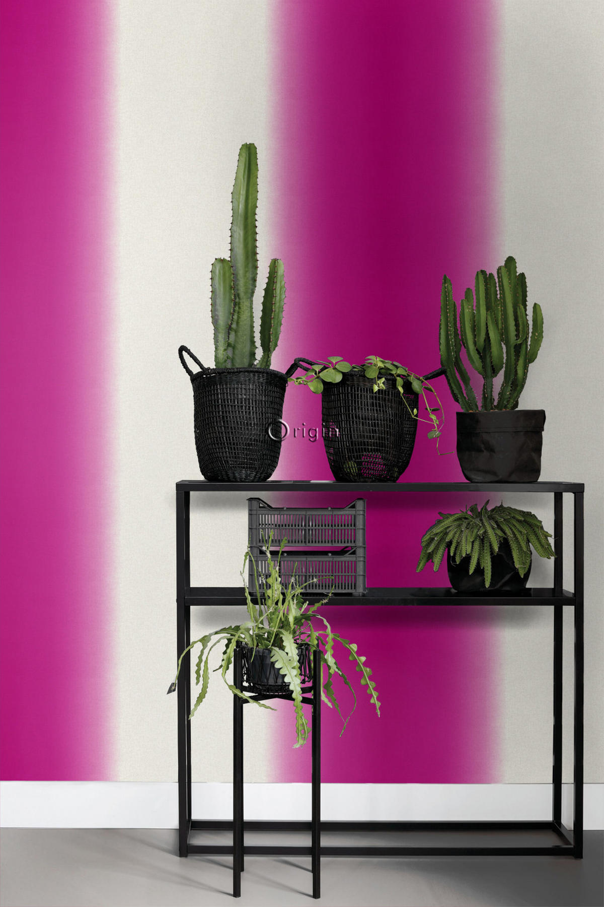TAPETE Dip Dye-Motiv 53 cm x 10.05 m - Pink, Papier (53/1000cm) - Origin Wallcoverings