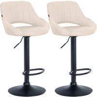 BARHOCKER 2 Stoff Creme - Creme, Textil (47/85/48cm) - CLP