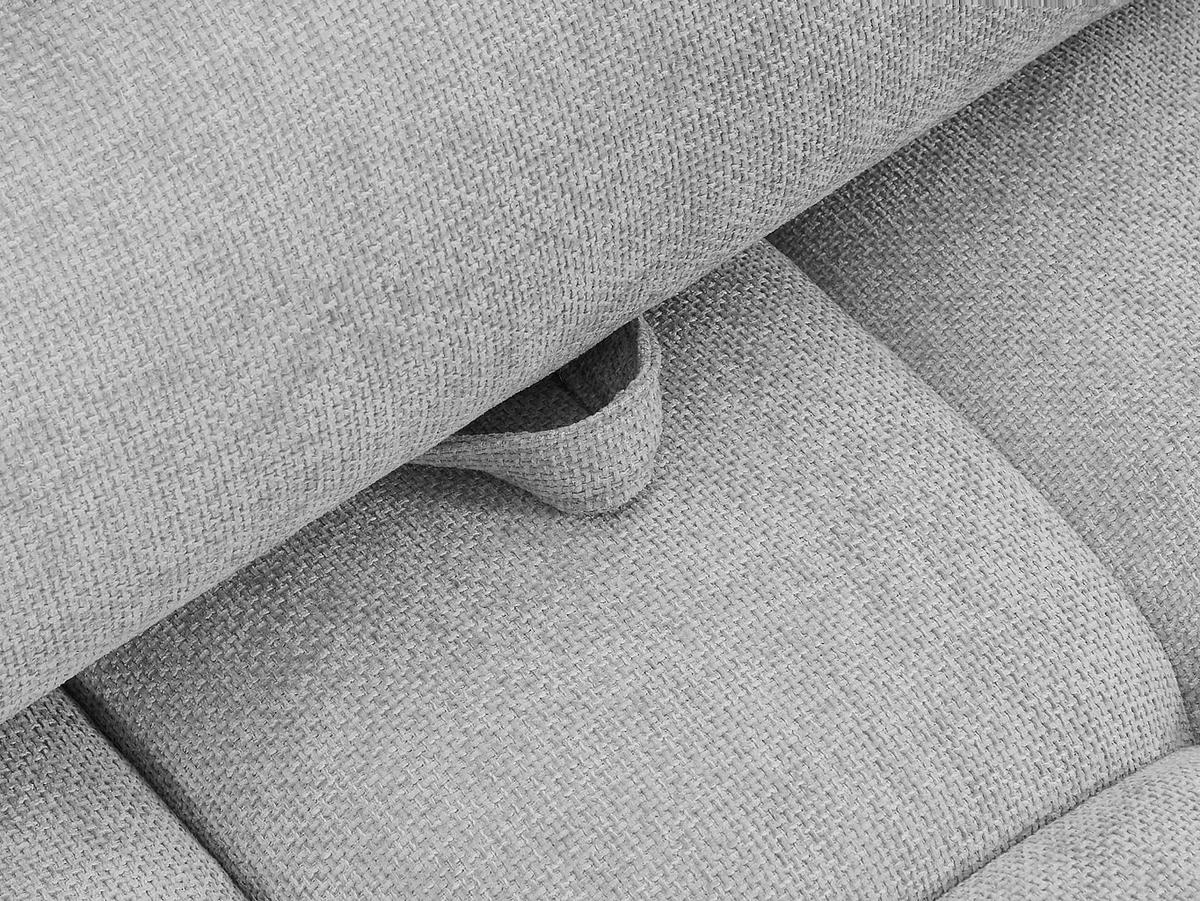 RECAMIERE mit verstellbarer Rückenlehne - Strukturstoff - Hellgrau - APOLIU - Hellgrau, Textil (95/93/196cm) - Vente-Unique