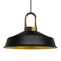 PENDELLEUCHTE Lockra - Schwarz, Metall (40/40/32cm) - Bamyum