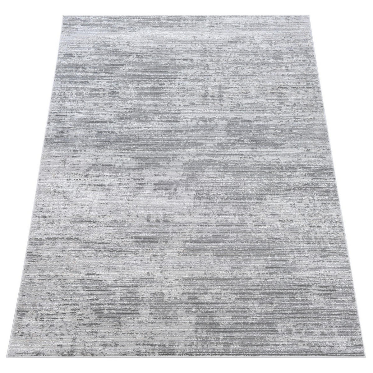 KOBEREC grafitový sivý abstraktný - 140 x 200 cm - sivá, textil (140/200cm) - Mazovia