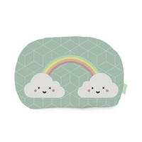 KISSEN rainbow 40x30 cm mehrfarbig - Multicolor, Textil (40/30cm) - Happy Friday