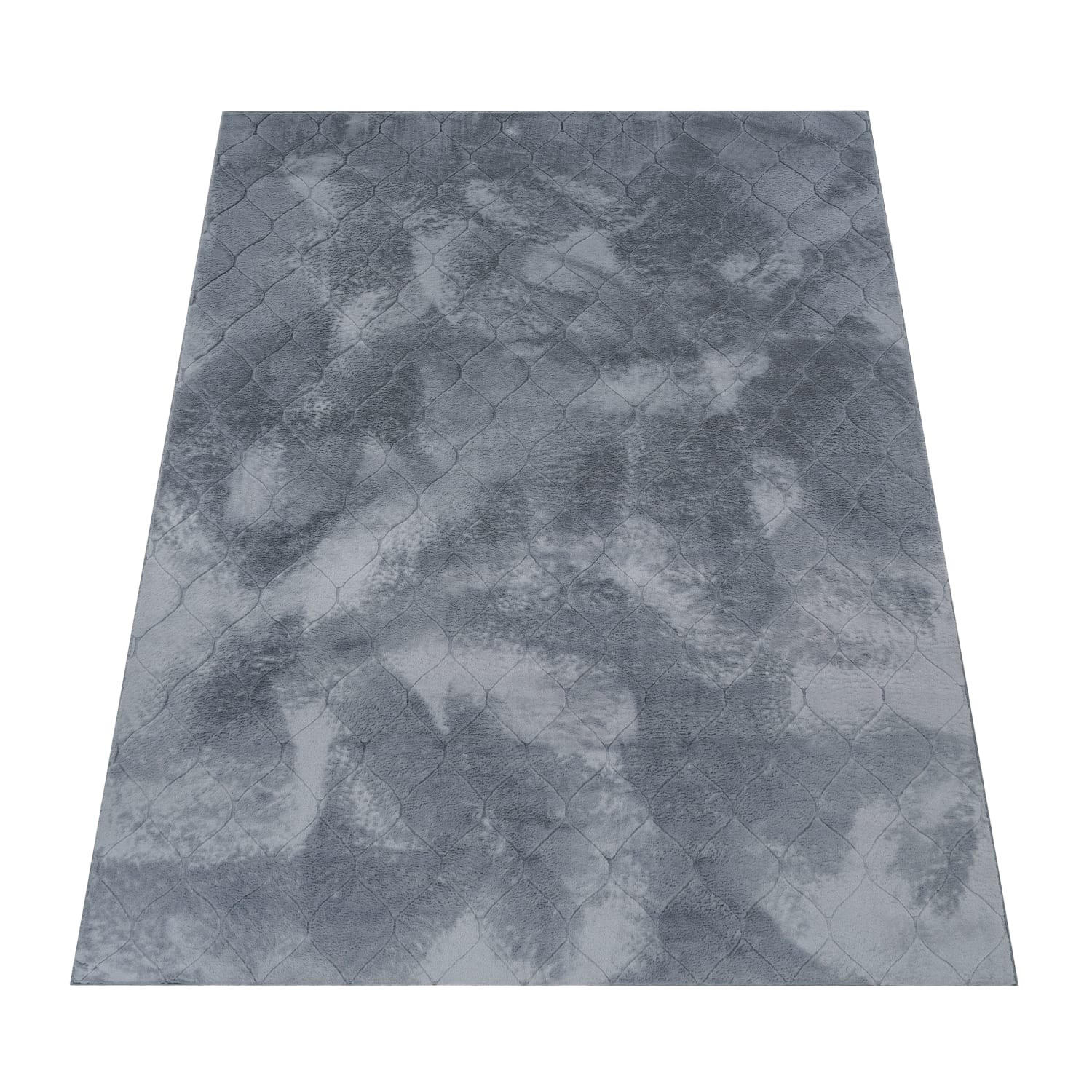KURZFLORTEPPICH 60/100 cm Lelystad 522 - Anthrazit, Kunststoff (60/100cm) - Paco Home