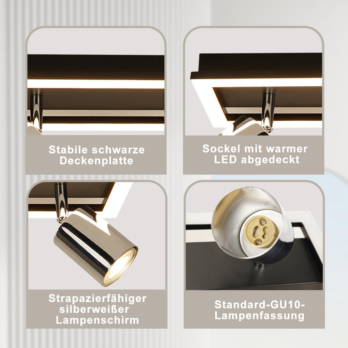 STRAHLER Syrphork 13/15.5/13 cm - Schwarz, Metall (13/13/15.5cm) - ZMH