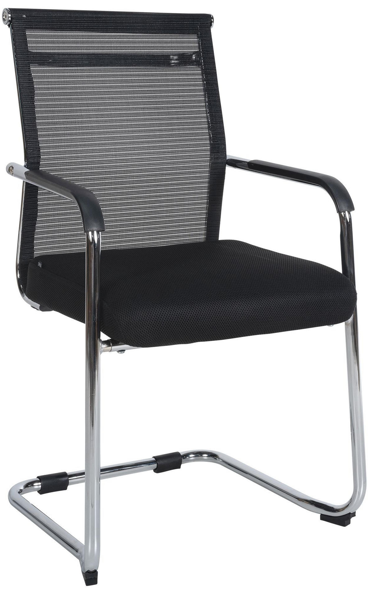 SCHWINGSTUHL Stoff chrom - Chromfarben/Schwarz, Textil/Metall (55/95/51cm) - CLP