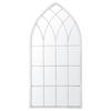 WANDSPIEGEL grau Fensteroptik 50/115 cm Cassel - Grau, Metall (50/115/2cm) - Beliani