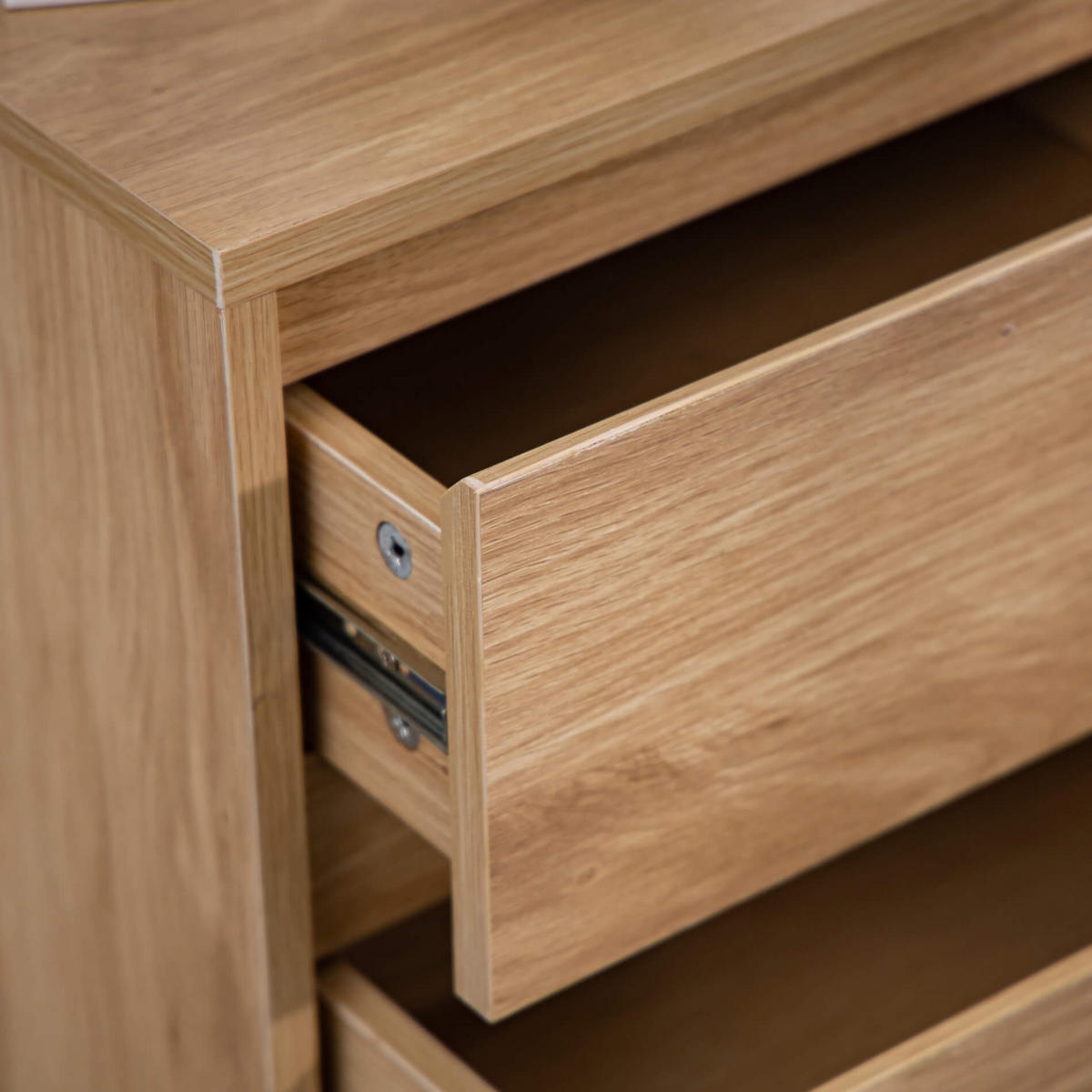 NACHTTISCH Braun 40/40/57 cm - Braun, Holzwerkstoff (40/57/40cm) - Mobili Rebecca